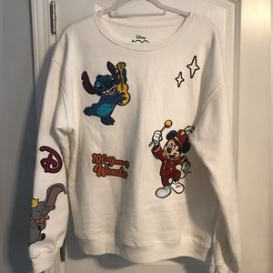 Disney 100 Years of Wonder Mickey Dumbo Stitch Sweatshirt